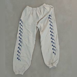 Clare V oui oui womens cream sweatpants. Size M.